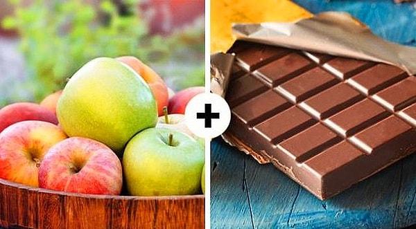 1. Elma ve çikolatanın böyle güçlü olacağı akıllara gelir miydi?