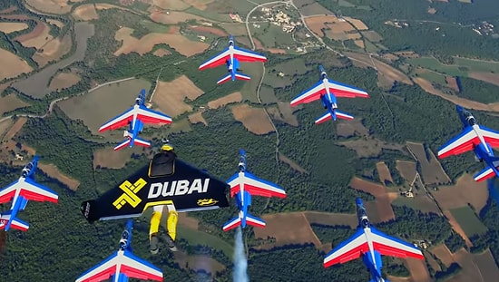 Jetman'ler Fransa Hava Kuvvetleri ile Birlikte Uçtu