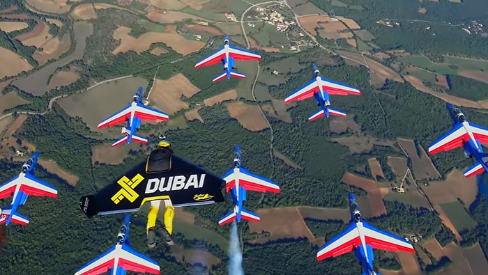 Jetman'ler Fransa Hava Kuvvetleri ile Birlikte Uçtu