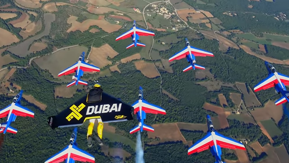 Jetman'ler Fransa Hava Kuvvetleri ile Birlikte Uçtu