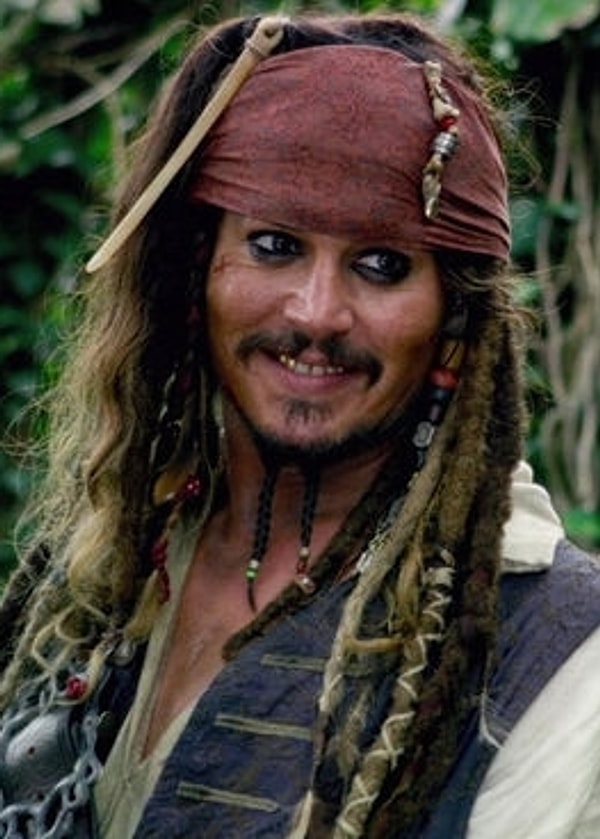 2. Джек Воробей (Джонни Депп) - Пенелопа Крус