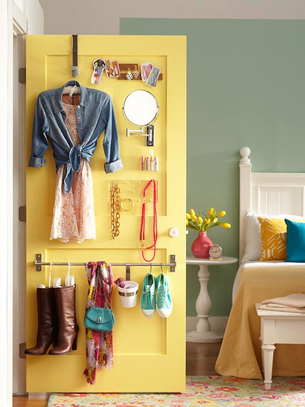 13. Если не хватает шкафов, используйте дверь!