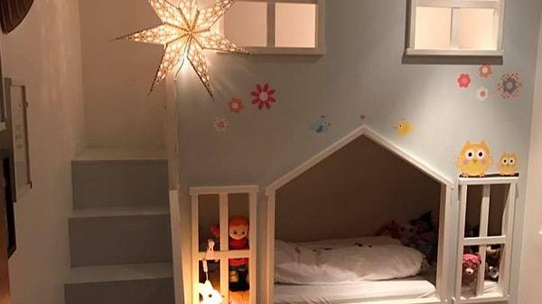 8. Jóna Hrefna Bergsteinsdóttir isimli bir İzlandalı hanım şöyle bir çocuk odası tasarlamış.