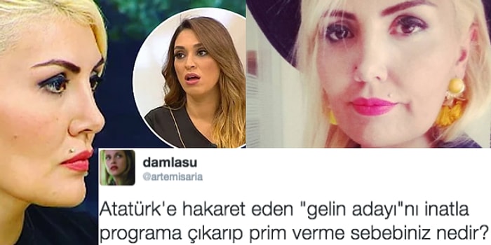 İzdivaç Programındaki Gelin Adayının Atatürk'e Ettiği Hakaret Ortalığı Fena Karıştırdı!