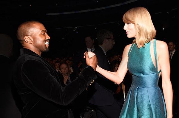 5. Malum ödül olayından beri kanlı bıçaklı olan Kanye ve Taylor Swift nihayet barıştı diyorduk ki... Çok daha sert bir kavgayla gündeme geldiler!