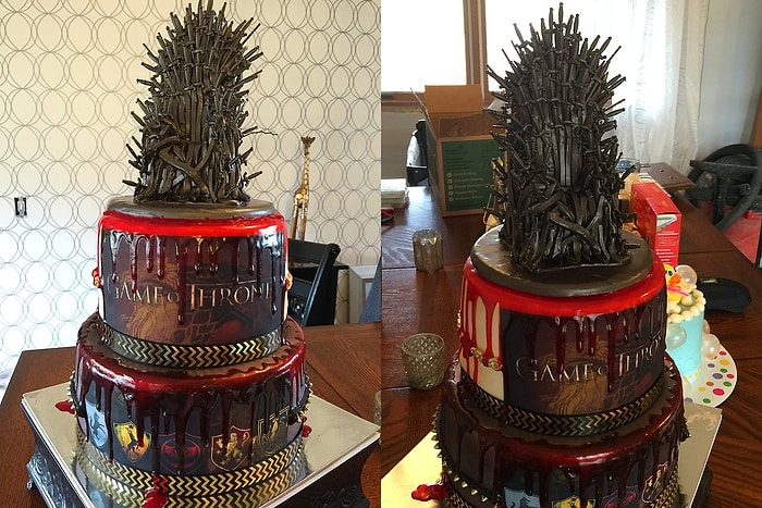 Game of Thrones'u Çok Seven Oğluna Annesinin Yaptığı Muazzam Doğum Günü Pastası