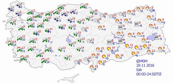 Bu sisteme ilave olarak bugün, yurdumuzun kuzeybatı kesimlerden başlayarak Balkanlar üzerinden gelen soğuk havanın etkisine girecek...