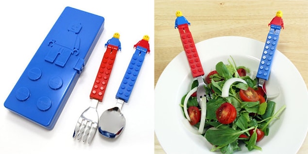 6. Who wouldn't want to eat with a lego fork?