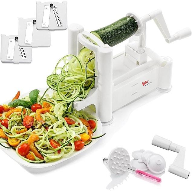 16. An awesome spiralizer that will definitely help you eat more salad!