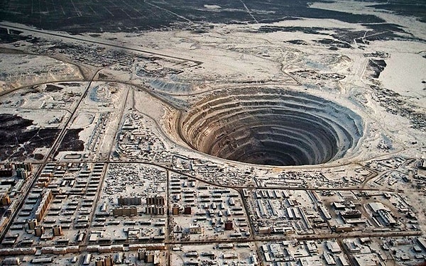 2. Алмазная шахта Мирный - Восточная Сибирь, Россия