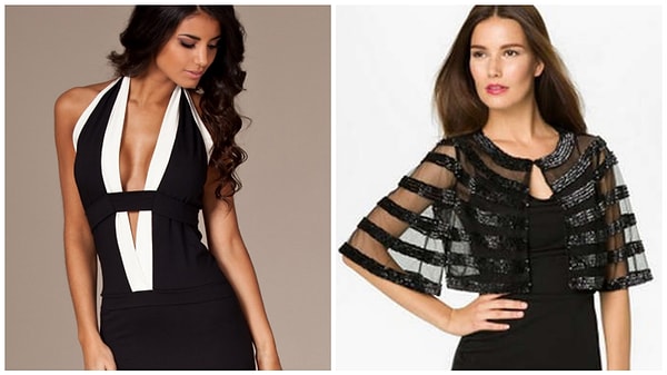 7. Платья или топы с глубоким декольте