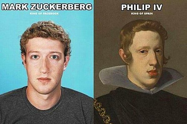 19. Mark Zuckerberg ve İspanya Kralı 4. Philip