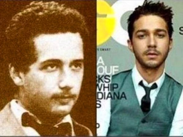 27. Shia Labeouf ve Albert Einstein'ın gençlik hali