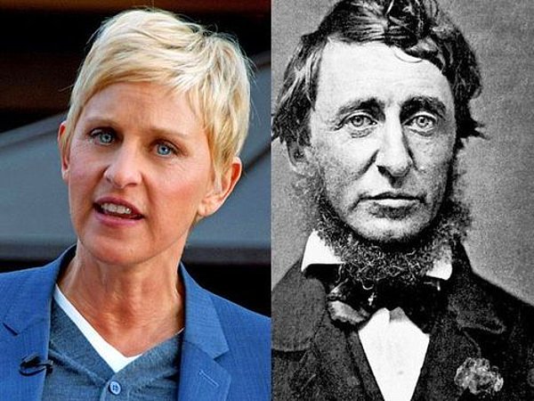 32. Ellen DeGeneres ve Henry David Thoreau