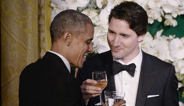 12. Obama ve Justin Trudeau ise devlerin aşkı...