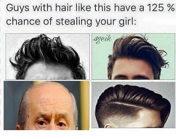 11. Saçları böyle olan adamlara dikkat sevgilinizi çalabilir