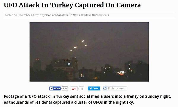 16. UFO Attack to Turkey!