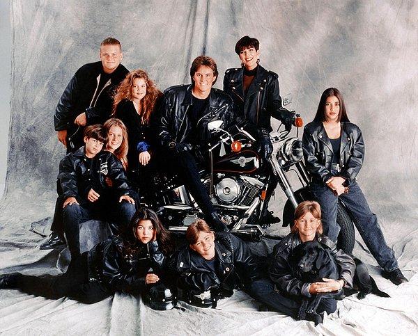 3. Tüm Kardashian/Jenner ailesi, 1993.