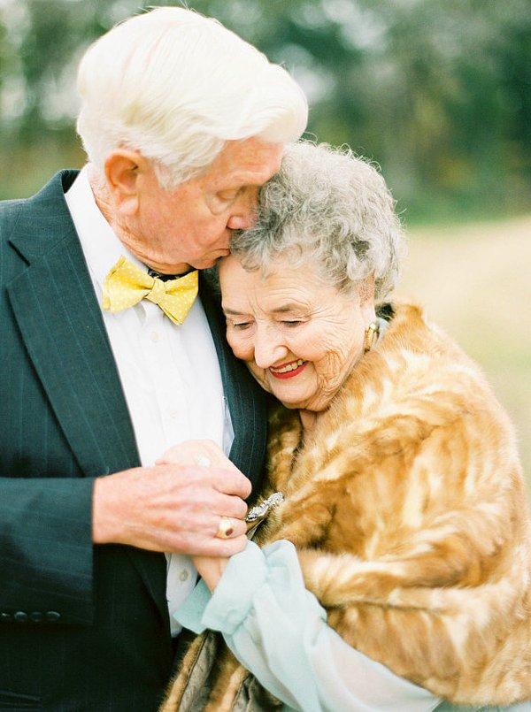 10. Wanda ve Joe, 63 yıldır devam eden evliliklerini harika bir fotoğraf çekimi ile kutladılar.