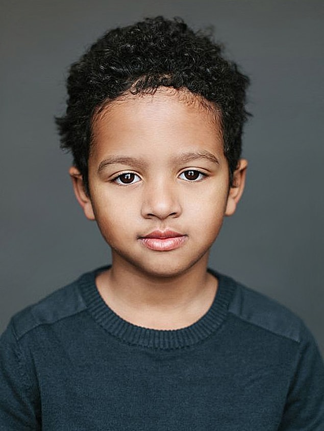 3. Six-year-old Leo: his dad is Congolese and his mom is Russian.