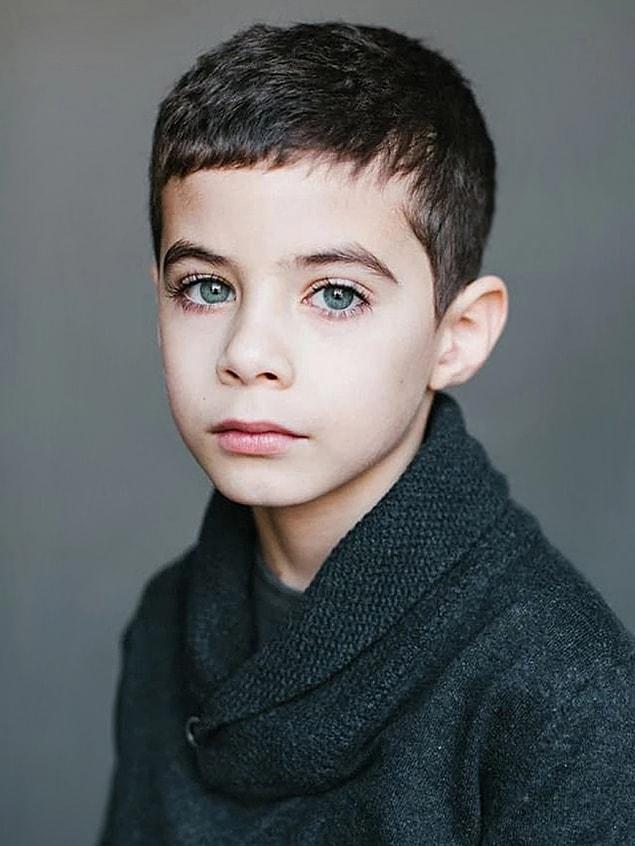 10. Seven-year-old Timur: his dad is Azerbaijanian and his mom is Russian.