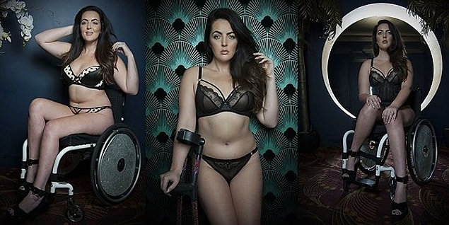 30. Moda Sektöründeki Güzellik Algısını Yıkmak Üzere Tekerlekli Sandalyesiyle Yola Çıkan Model