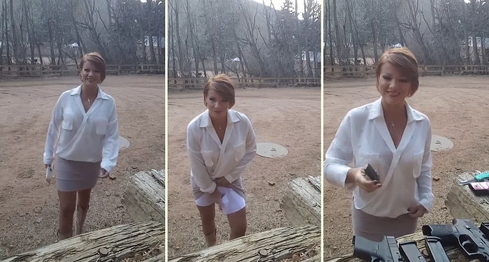 Günlük Kıyafetinin Altından Çıkardıklarıyla Yok Artık Dedirten Kadın