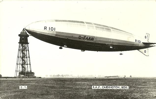 4. R101 Zeppelin - 1930