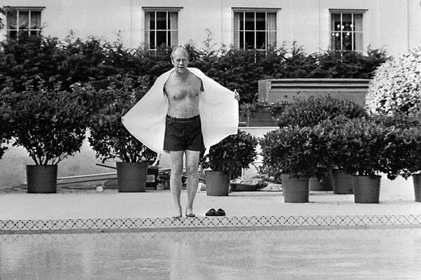 14. Franklin D. Roosevelt polio terapisi için ısıtmalı bir kapalı havuz inşa ettirdi.