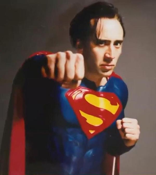 10. Hollywood tarihinin en garip oyuncularından biri olan Nicolas Cage’in şu hayattaki en büyük takıntısı: Süpermen!