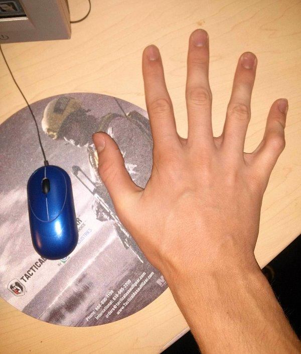 10. Mouse'u tek parmakla kontrol etmek.