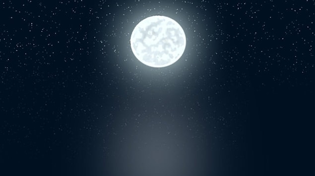 The moon gave beauty to this woman!