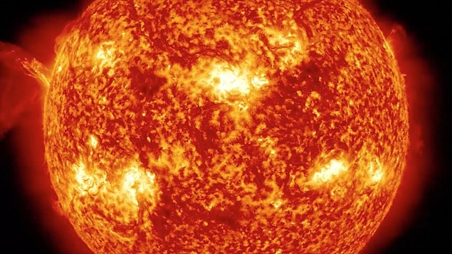 The sun gave strength to this man!