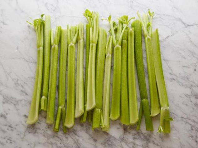 16. 16 Celery Ribs = 100 calories