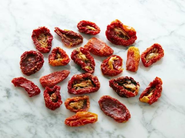 17. 20 Dried Tomatoes = 100 calories