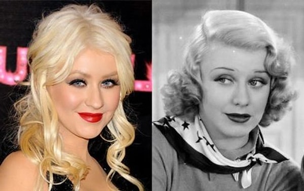 15. Кристина Агилера и американская актриса и певица Джинджер Роджерс