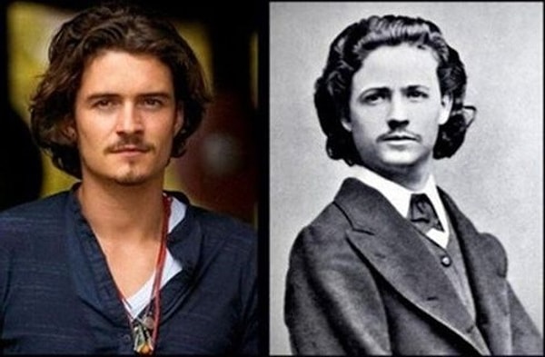 16. Орландо Блум и румынский художник Николае Григореску