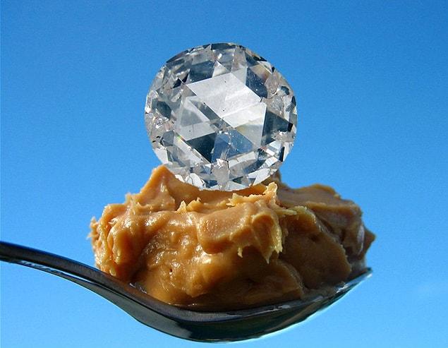 8. Scientists can transform peanuts into diamonds.
