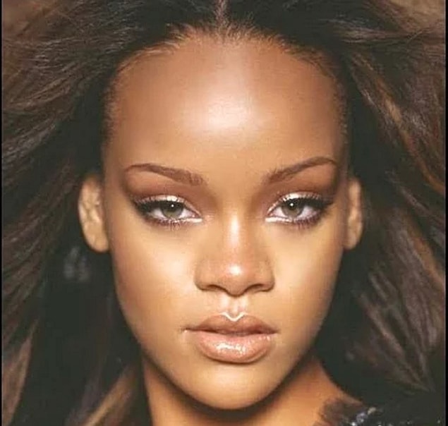 3. Wide forehead