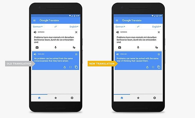 12. Google Translate'in saçma çevirilere elveda diyecek olması da bol bol okundu.