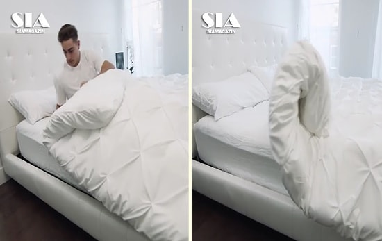 Üşengeçler İçin Kendi Kendini Toplayan Yatak