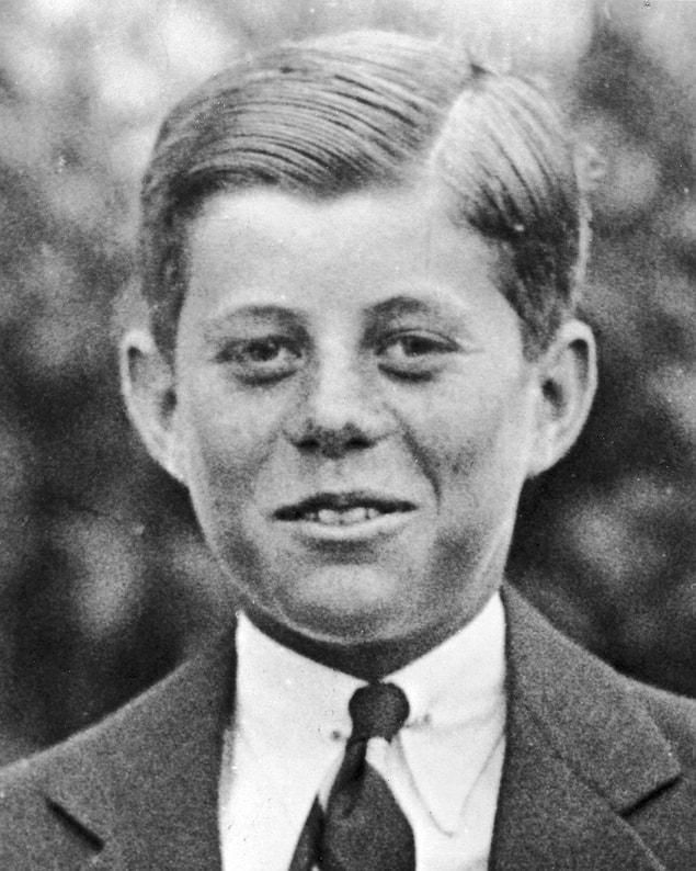 11. 10-year-old John F. Kennedy, 1927.