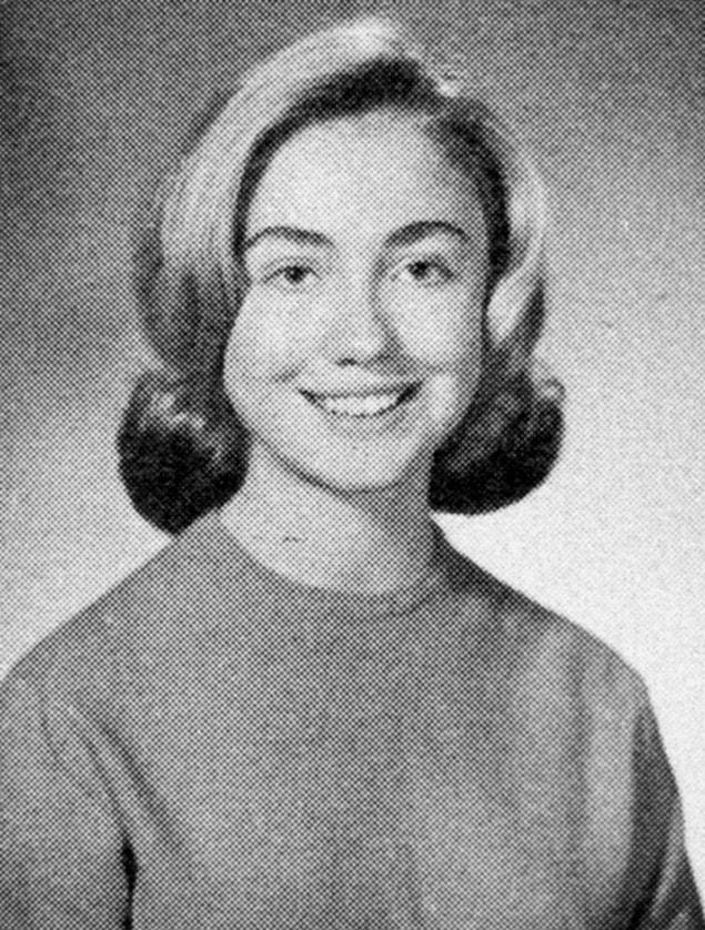 17. 17-year-old Hillary Clinton, 1965.