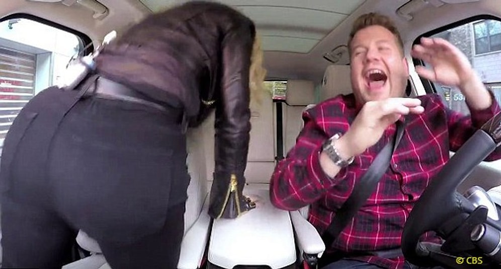 Madonna, Carpool Karaoke'de Michael Jackson'la Öpüştüğünü İma Etti