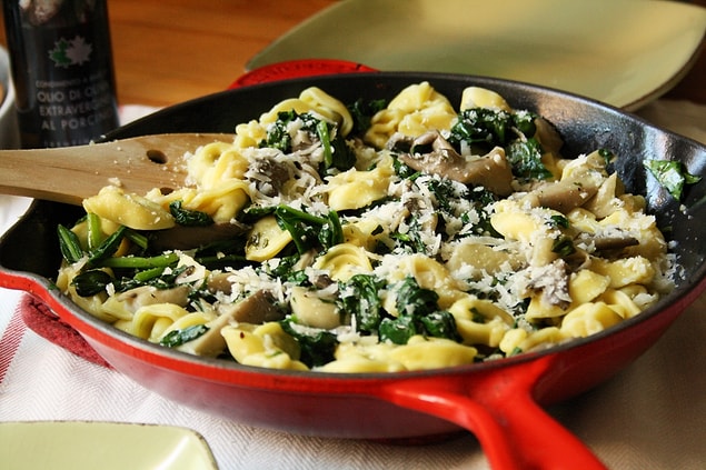 10. Evet hazır tortellini ile harikalar yaratmak aynen böyle birşey!