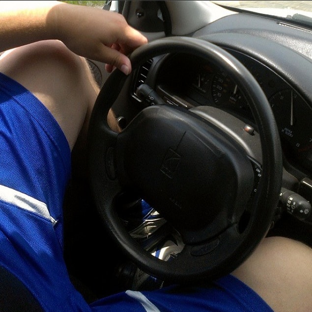 4. Driving a car without using your hands.