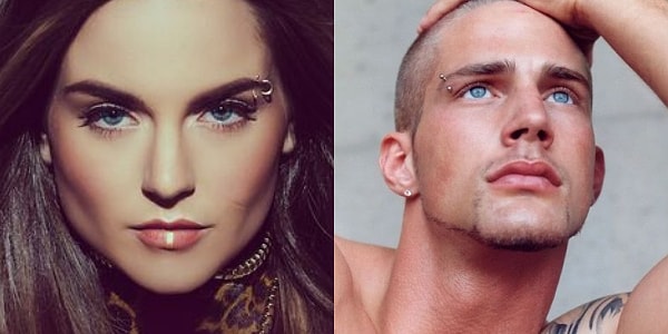 Пирсинг брови!