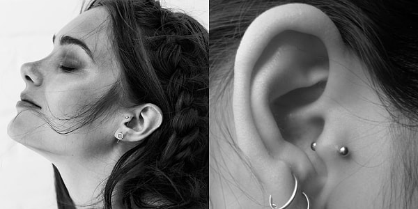 Трагус-пирсинг!