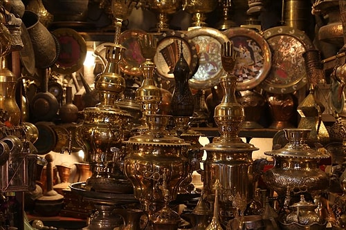 Tarihi Bakırcıları ve Yazmacılar Çarşıları