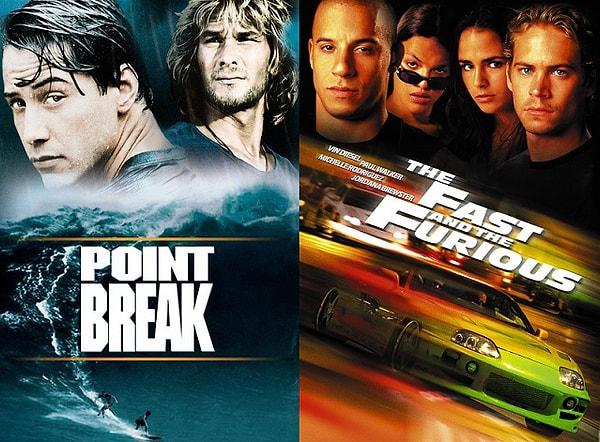 16. Serinin ilk filmi, Patrick Swayze ve Keanu Reeves'in oynadığı 1991 yapımı Kırılma Noktası / Point Break filminin gayri resmi bir uyarlaması olarak kabul ediliyor.